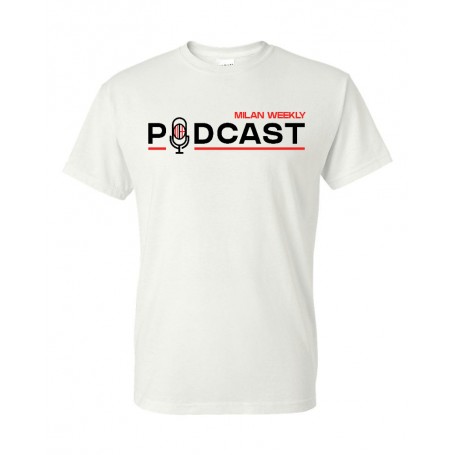 White Podcast T-Shirt