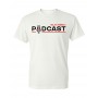 White Podcast T-Shirt